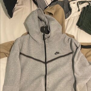 Nike Gray Hooded Jacket